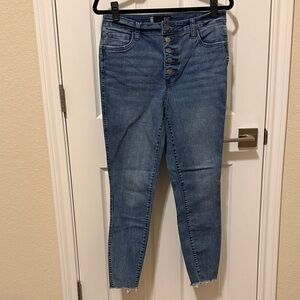Kut from the Kloth Blue High Rise Button Fly Jeans